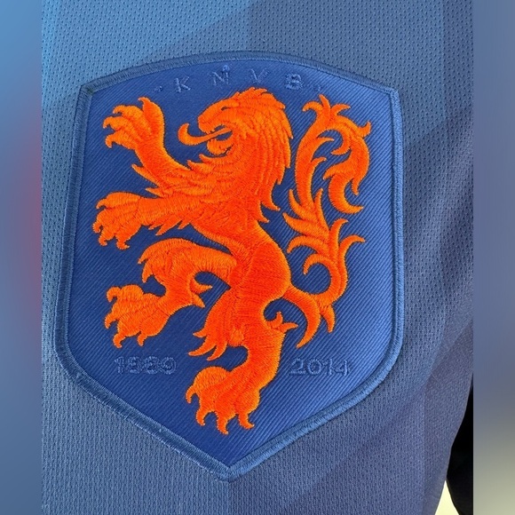 Netherlands 2014 Away Holland National Team Soccer Jersey Size S - Picture 4 of 8